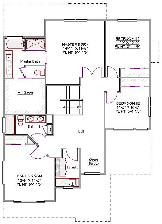 40 House Plans One Story 3 Bedroom