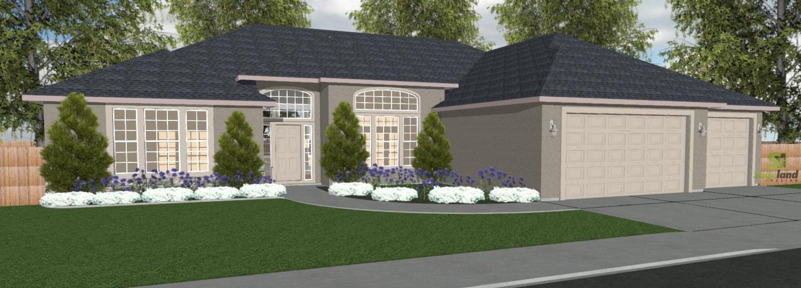 1 Story 2 721 Sq Ft 3 Bedroom 3 Bathroom 3 Car Garage Ranch Style Home