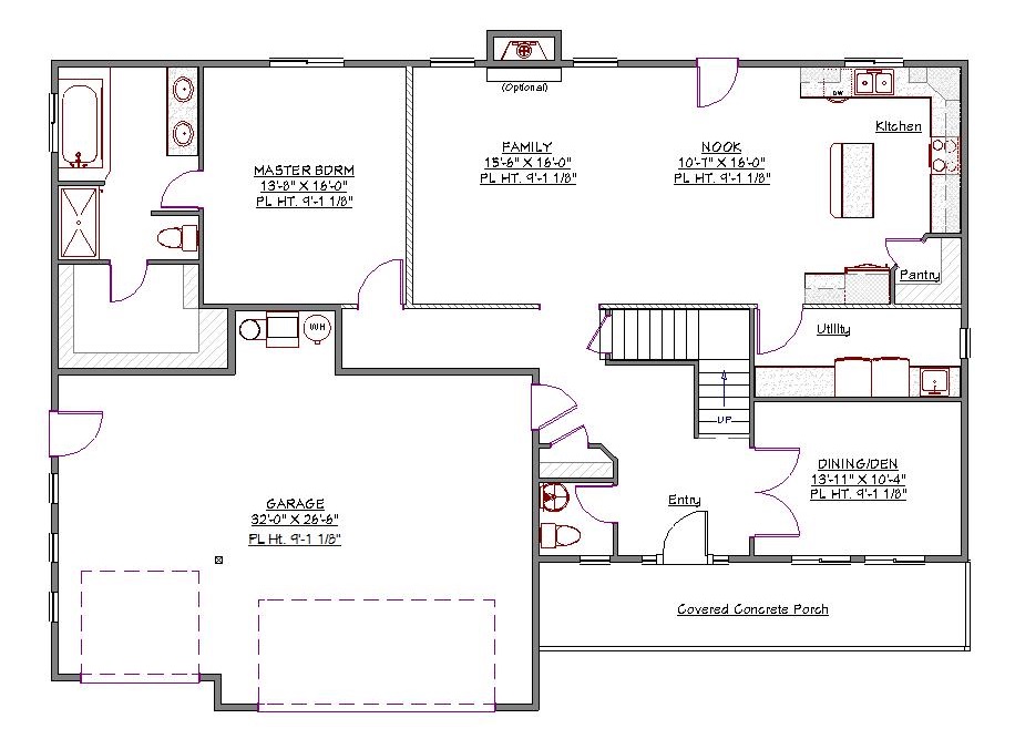 4 Bedroom 4 Bath 3 Car Garage House Plans