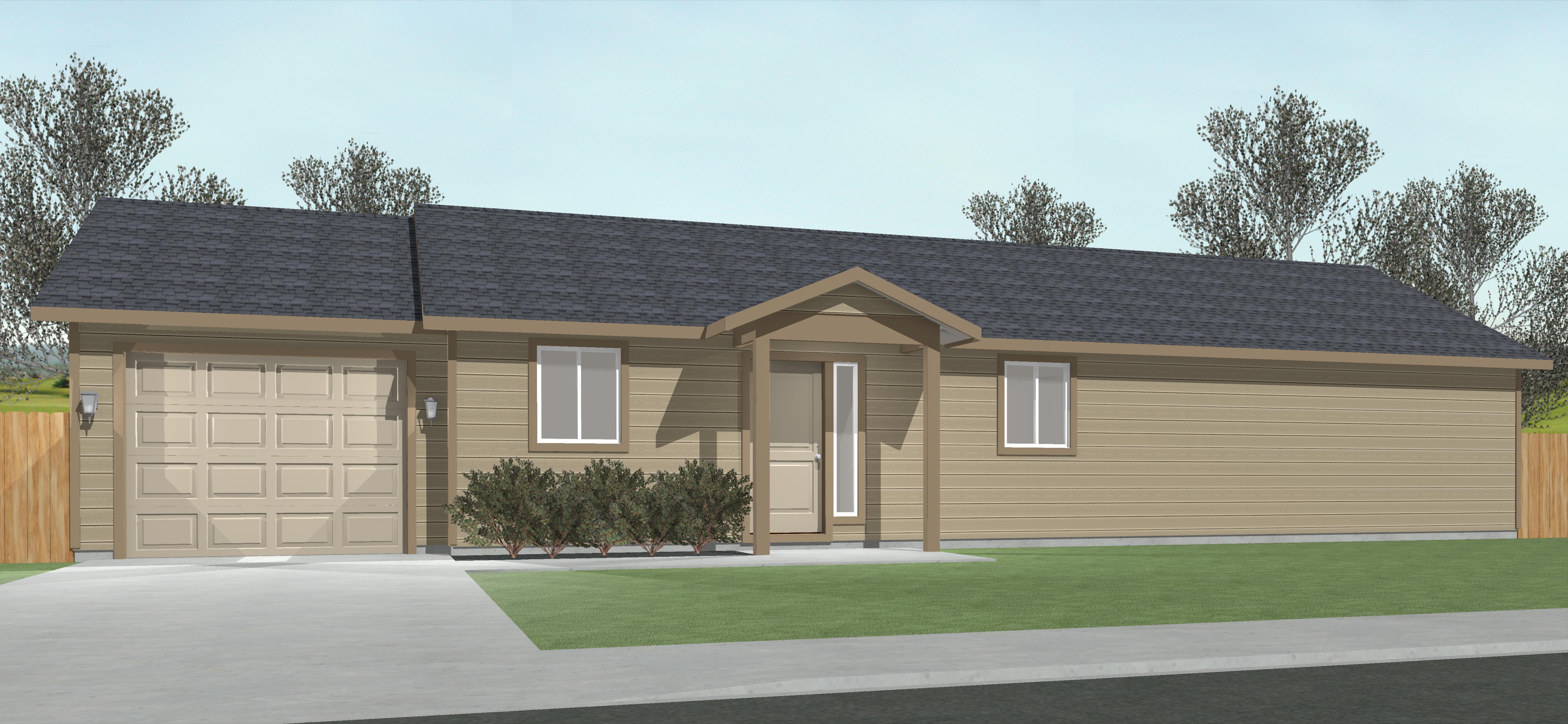 1 Story 1 296 Sq Ft 3 Bedroom 2 Bath 1 Car Garage